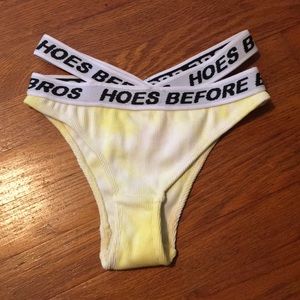 Hoes before bros cheeky underwear